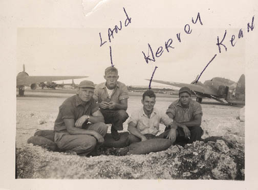 picture of Harold with three friends